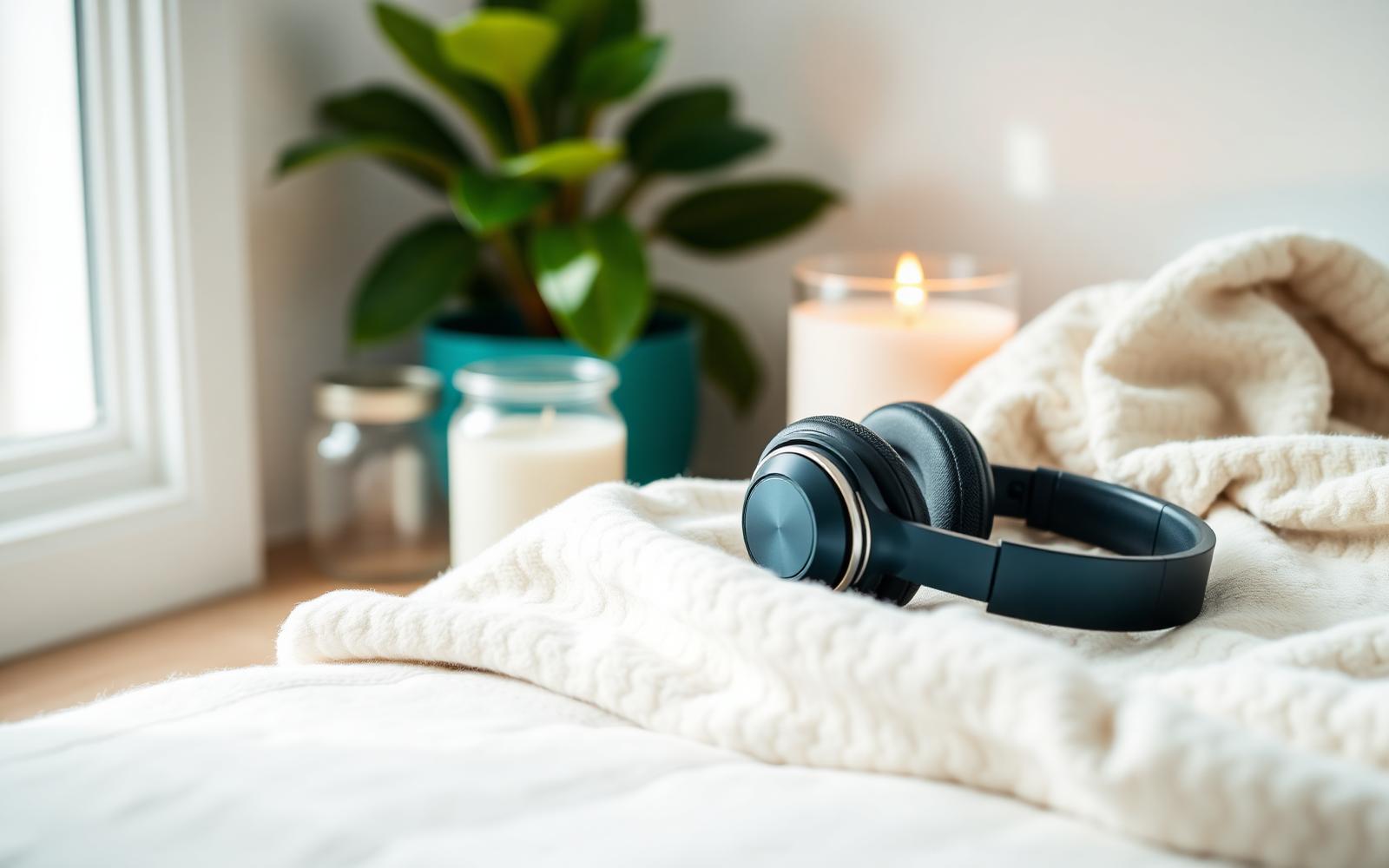 A calm, sunlit space set up for a short daily destress routine — www.changeyourlife.money