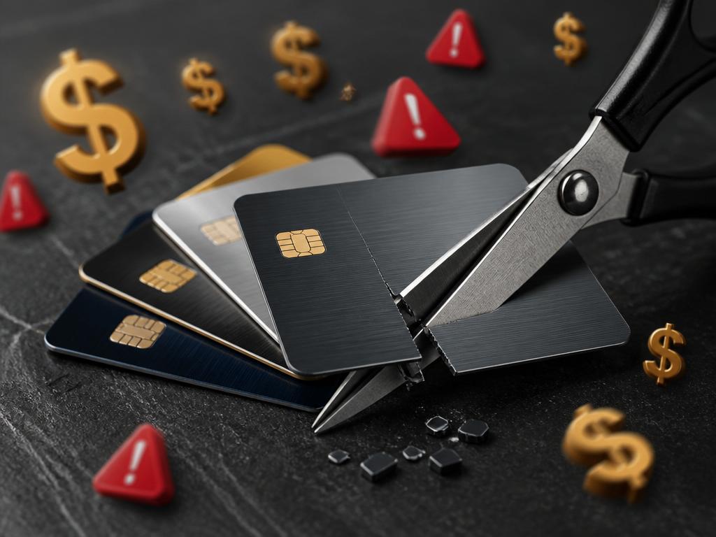A stack of credit cards representing the biggest debt on the list — www.changeyourlife.money